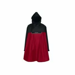 Vaude Valero Poncho (mørkerød)