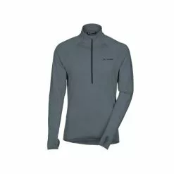 Vaude Livigno Halv Lynlås Cykeltrøje Mænd (lysegrå)