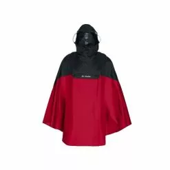 Vaude Covero II Regnkappe (rød)
