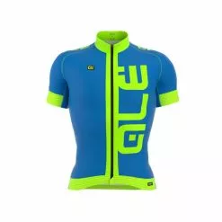 Alé Grafik PRR Arcobaleno Cykling Trøje Mænd (blå / Grøn / Neon)