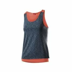 Loeffler Löffler 2in1 Rainbow Tank Top Til Damer (orange / Grå)