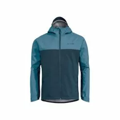 Vaude Moab Regnjakke Mænd (blå / Grå)