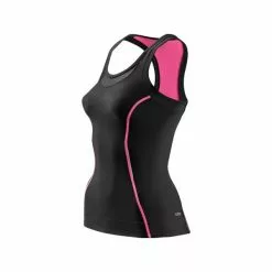 Skins A200 Kompressionstop Til Damer (sort / Pink)