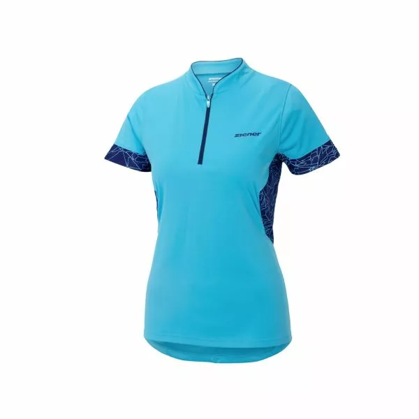 Ziener Caya Cykeltrøje Til Kvinder (pool Blå) 1 Ziener Caya Cykeltrøje Til Kvinder (pool Blå)