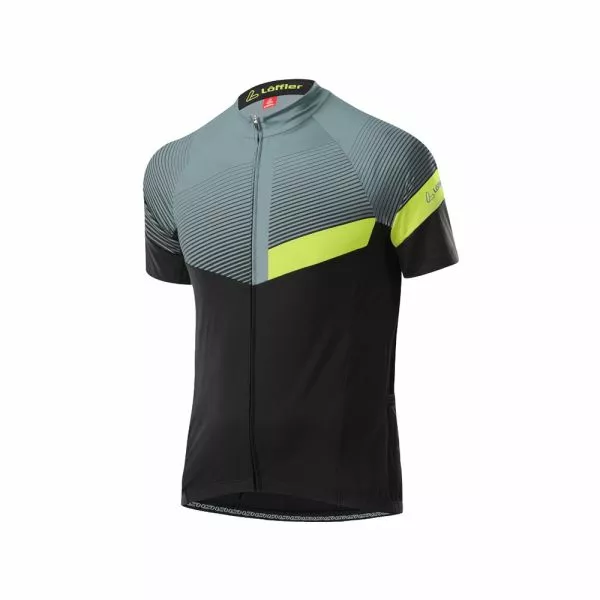 Loeffler Löffler FZ Stream Mid Cykeltrøje Mænd (granit / Sort) 1 Loeffler Löffler FZ Stream Mid Cykeltrøje Mænd (granit / Sort)