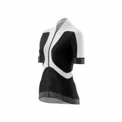 Skins Cykel Kortærmet Cykeltrøje Til Kvinder (rød / Sort / Hvid)