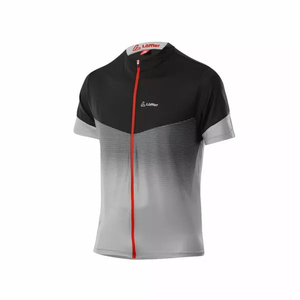 Loeffler Löffler FZ Stream Cykeltrøje Mænd (grå / Sort) 1 Loeffler Löffler FZ Stream Cykeltrøje Mænd (grå / Sort)